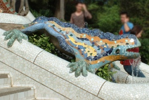 A Gaudi Lizard from Parc Guëll
